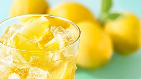 Mos Burger "Whole ! Lemon Ginger Ale" for summer only! Setouchi Hassaku Lemon Ginger Ale" is also back!