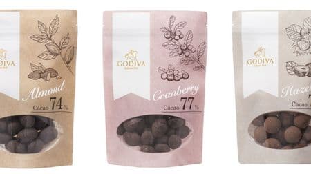 Godiva "Nuts & Fruits" and "Cacao Beans" are worrisome! Coated with high cacao chocolate