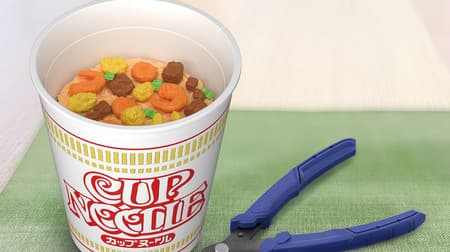 Can't you do it in 3 minutes ?! A plastic model of "Cup Noodle" is born-- "BEST HIT CHRONICLE 1/1 Cup Noodle"