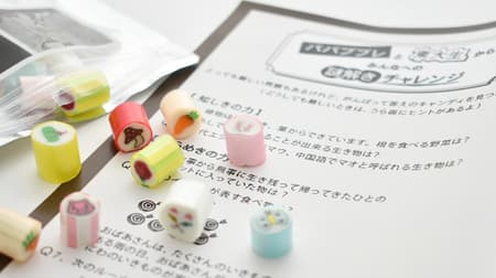 Papubbure x University of Tokyo student "Mystery-solving candy made by the University of Tokyo student" makes your home time more enjoyable --A set of paper and candy with 10 questions written on it