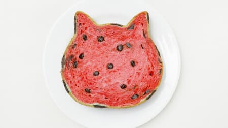 For a limited time, "Neko Neko Bread Watermelon" online store --Plenty of chocolate chips inspired by watermelon seeds