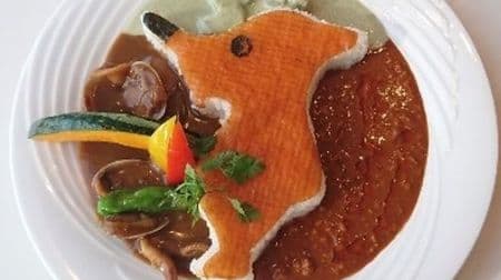 Regain your smile--"Chi-ba-kun three-color curry" is now at Kisarazu Washington Hotel! Plenty of ginger and root vegetables