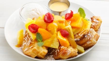 Check out the Ivorish summer menu all at once! French toast "Mango & Passion Fruit" etc.