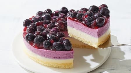 Summer limited "Mirtile Diamond" for LeTAO! Luxury cake with blueberries and rare cheese mousse