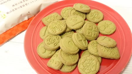 [Tasting] Is there a family crest of a military commander? Lawson "Family Crest Biscuits Matcha Flavor" --Nishio's Matcha Fragrant Crispy Biscuits