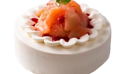 [August] Chateraise decoration cake summary --This month, "Yamanashi white peach decoration"!