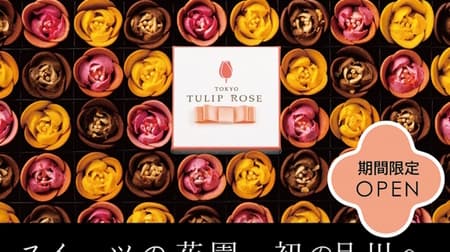 "TOKYO Tulip Rose" first landed in Shinagawa! Open for 2 weeks only