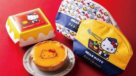 "Hello Kitty's Pablo Cheese Tart-Small Size" is cute! Kitty's original pouch is also included