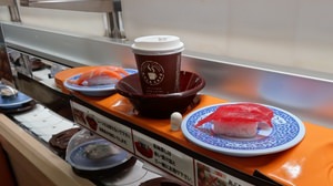 Authentic coffee even at conveyor belt sushi !? Start "KULA CAFE" at Kura Sushi