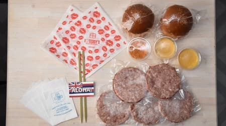 A delivery kit that allows you to make a "mega monster burger" with your favorite ingredients! From Teddy's Bigger Burger