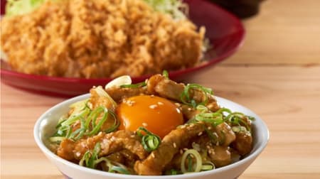 "Katsuya" Tonkatsu can be changed to "meat tamago kake gohan" etc. for those who are not enough --First in Niigata