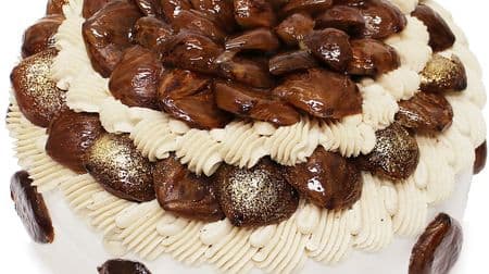 The first "Shortcake Fair" at Cafe Comsa! Cakes using "Yamae chestnut" presented to the emperor