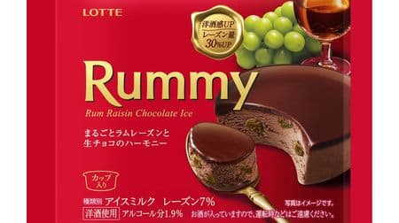 Winter limited "Rummy chocolate ice cream" is now available! Western liquor chocolate "Rummy" "Bacchus" "Strawberry brandy"