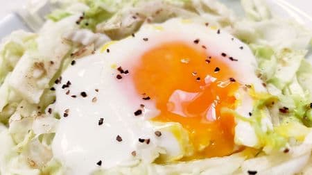 レンジで「巣ごもり卵」簡単レシピ！しんなりキャベツ とろける卵 キリッとした味付け！