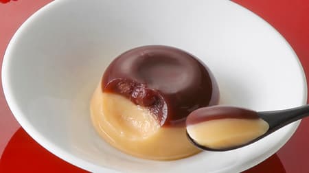 Nihonbashiya Chobei "An pudding" for a limited time --Smooth bean paste sauce and kudzu-filled purun pudding
