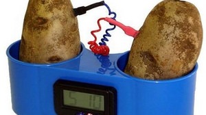 How about a X'mas gift? A clock that runs on potatoes, a mug with a "diamond ring", etc.