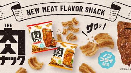 It's like meat !? "THE Meat Snack" Meat Flavor Snack Confectionery --Even the delicious fat part is expressed
