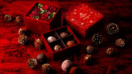 Flowers and chocolate in one box! "Godiva x Nicolai Bergmann A brilliant sweet Christmas moment"