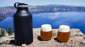world's first! A "thermos" that keeps beer fresh for 24 hours--for BBQ and picnics