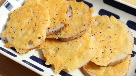 "Lotus root crispy cheese grilled" recipe with fragrant baked cheese! Rich taste, perfect for snacks