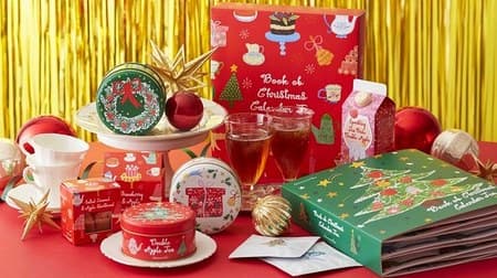 Afternoon tea, Christmas tea and baked goods! "Book of Christmas Calendar Tea" is wonderful