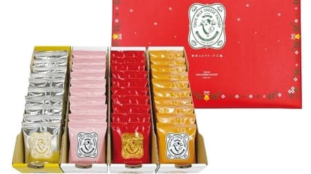 Tokyo Milk Cheese Factory "Christmas Gift Box" is an assortment of 4 types of cookies! Salt & Camembert cookies, etc.