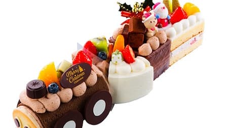 [First] Check out 10 types of Chateraise Christmas decoration cakes! --"Xmas Fruit Train" etc.