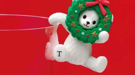 Tully's "Fuchi Bearful" new work is Reese & Snowman! Seasonal colors on the edge of the cup