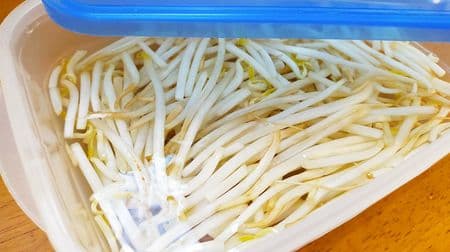 A storage method that keeps the deliciousness of crispy bean sprouts! Frozen bean sprouts are recommended for soups and stir fries