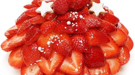 A lot of strawberries all over Japan! Enchanted Christmas cakes open for pre-order at Cafe Comsa-on a special day once a year