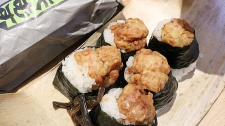 Jitoshoku] Jiraiya "Tenmusu" Nagoya's Specialty - Cute rice balls with shrimp tempura! With kyarabuki that exudes the flavor of soy sauce!