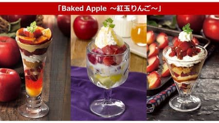 Winter red apple dessert for the royal host! "Jonathan apple yogurt germany" etc.