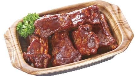 "Domestic soft pork spare ribs (barbecue sauce)" The spicy flavor is delicious!