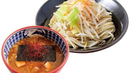 Mita Noodle Factory Rich and hot "rich seafood miso tsukemen"! Add garlic and ginger to make it warm from the core of your body