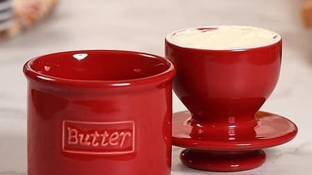 バターを常温保存できるケース「Butter Bell（バターベル）」水で風味と鮮度をキープ！柔らかく塗りやすい！