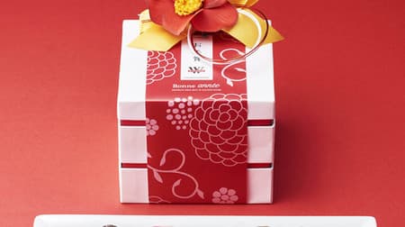 "New Year's limited gift" from Vitamer --- "Macadamia Chocolat" heavy and gorgeous camellia gift box