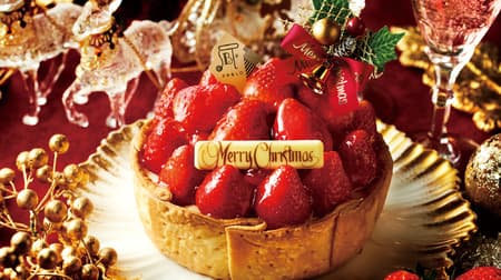 パブロ「いちごの贅沢クリスマスチーズタルト」など3種！いちごやフランボワーズが華やか