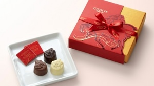 Limited chocolate with the motif of the 2014 zodiac "horse" is now available in Godiva!