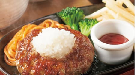 Yayoiken "Japanese-style grated hamburger set meal" added to the standard menu!