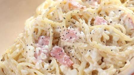 "Tofu carbonara" recipe that does not require eggs or milk! Creamy and mellow taste