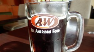 Only in Okinawa, A&W "Root Beer" Tastes Like Infirmary! All you can drink, enjoy your root beer with a Bigger Cheeseburger and Curly Fries!