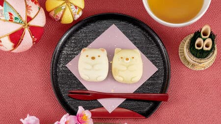 かわいい！すみっコぐらしの和菓子「食べマス すみっコぐらし（しろくま・ねこ）」お正月バージョン