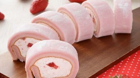 Many strawberry sweets such as Lawson "Strawberry milk roll with mochi-wrapped texture"! Sailor Moon Cafe Mocha