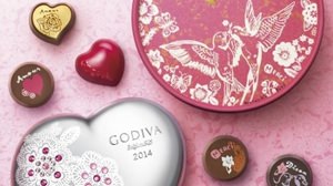 Appeared this year too! Godiva's Valentine's Chocolate--It's a sweet "message of love"