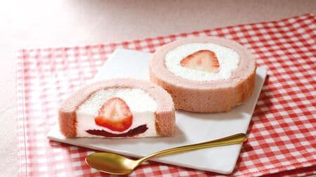 Lawson "Good Strawberry Day" Sweets & Bread Summary! Strawberry milk roll cake, matcha scented strawberry sandwich