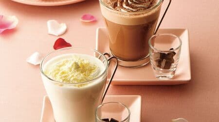 Cafe de Crié "Hot Chocolate - Dark", "White Chocolat - Sweet", "Rich Gateau Chocolat", etc.