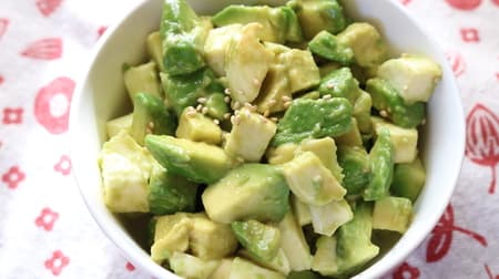 [Recipe] It's too easy! "Mozzarella and avocado namul" Cut and mix to complete immediately