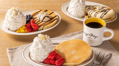 Eggs'n Things "Pancake for One ~ Pancake for one person ~" One person set with drink