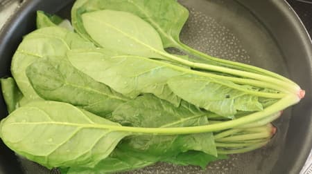 [Knowledge] How to boil spinach, frying pan --Check how to prepare spinach!
