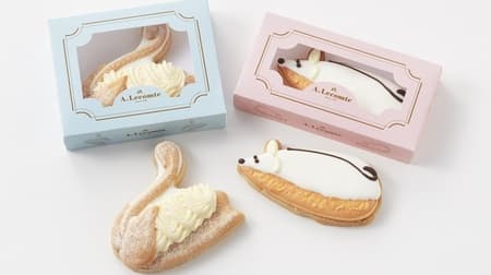 Lecomte "White Day" Rat and swan cookies "Biscuit Decore" are cute!